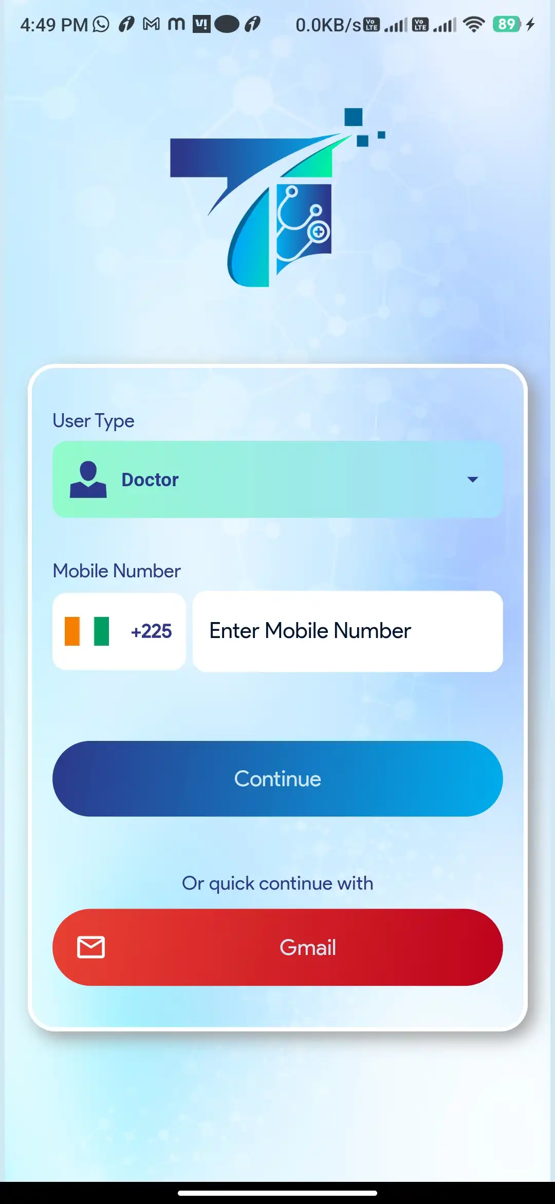 Doctor Appointment — doctor — Login