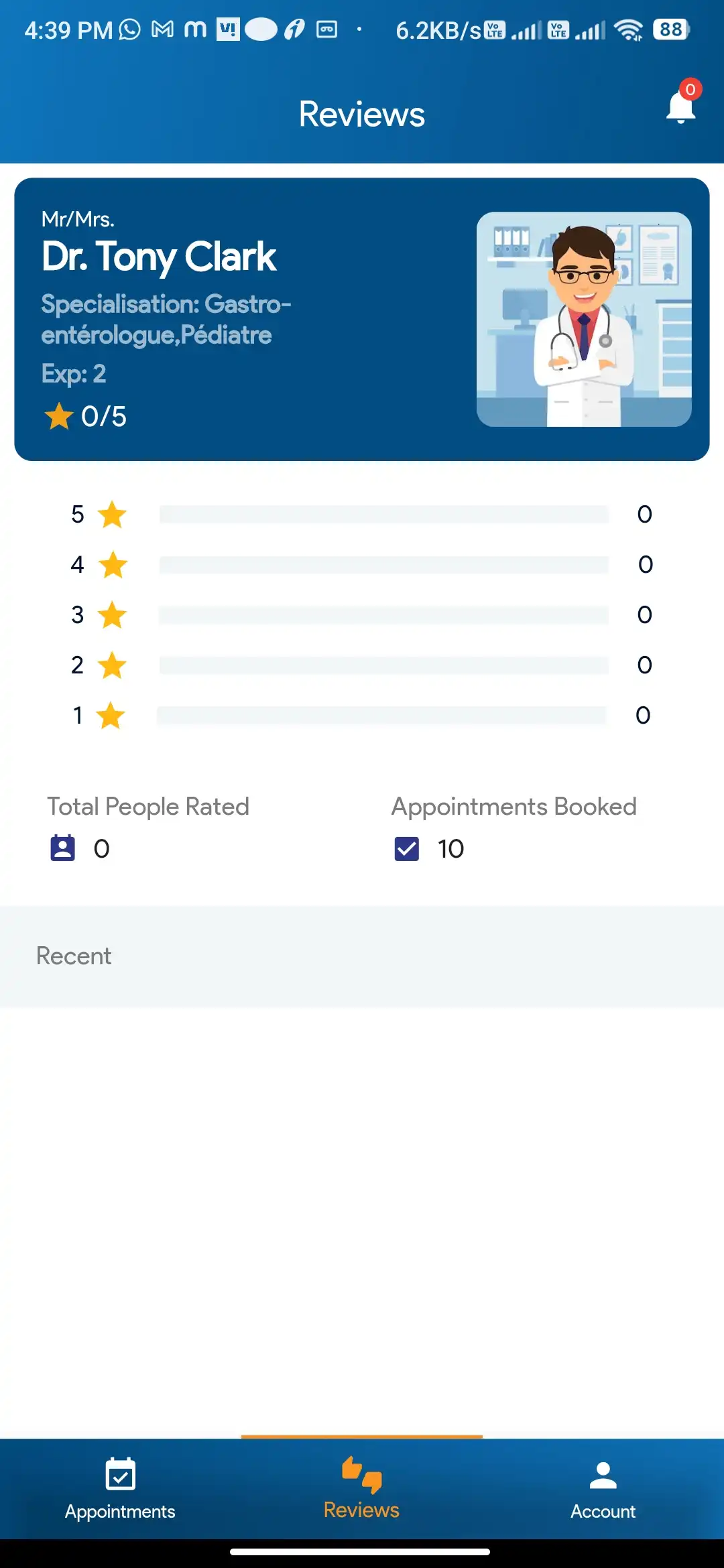 Doctor Appointment — doctor — Reviews