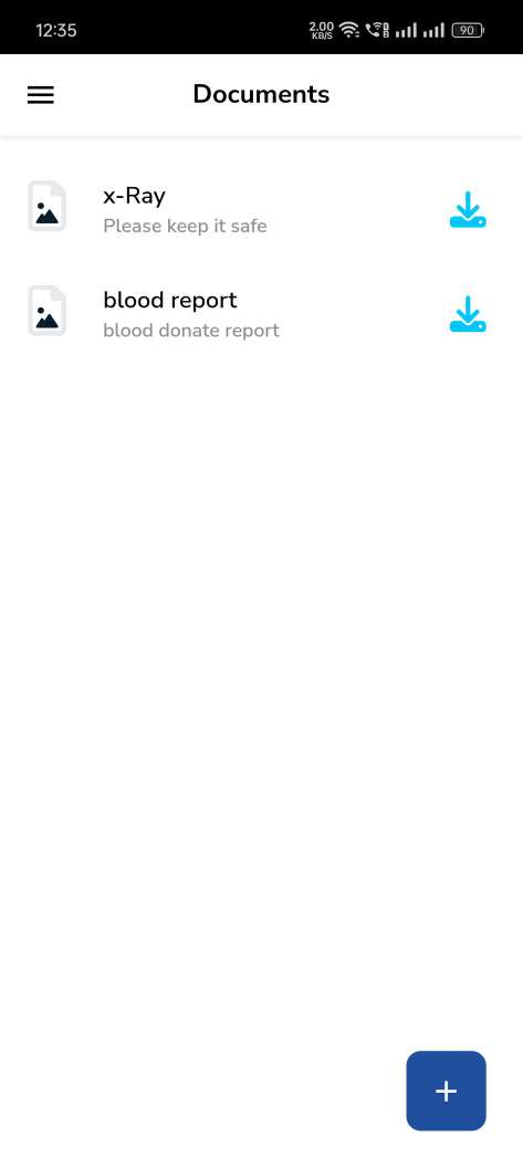 Hospital Management System — patient app — Document