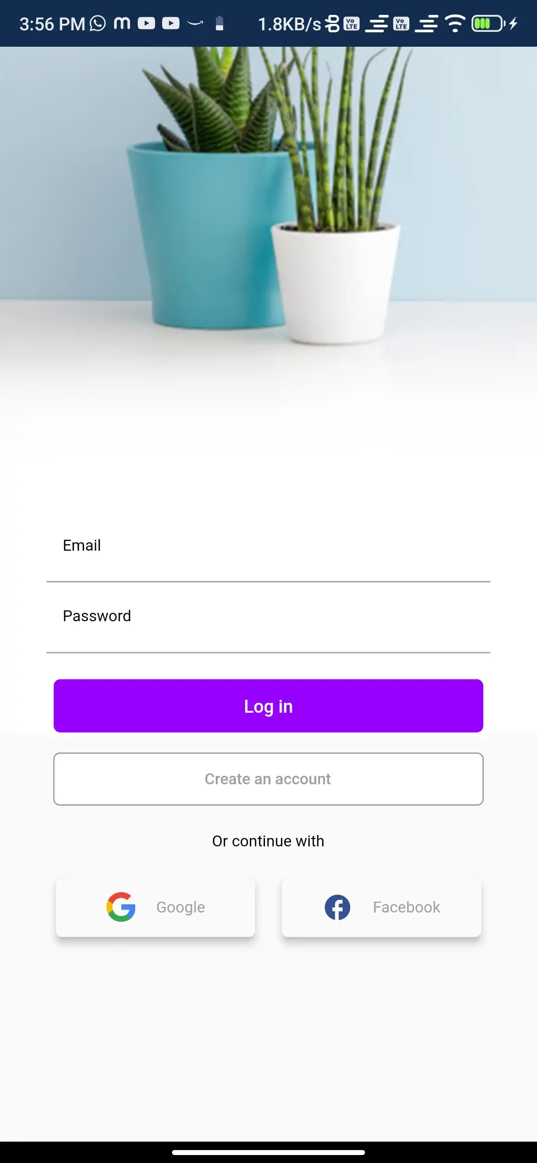 Service marketplace — provider app — Login