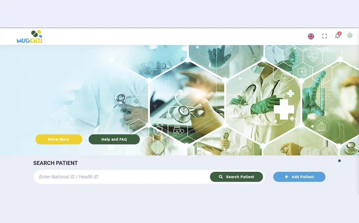 Mugenzi EMR — doctor — Dashboard