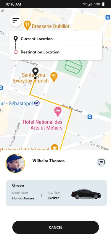 Taxi App Subscription — user — Driver Details