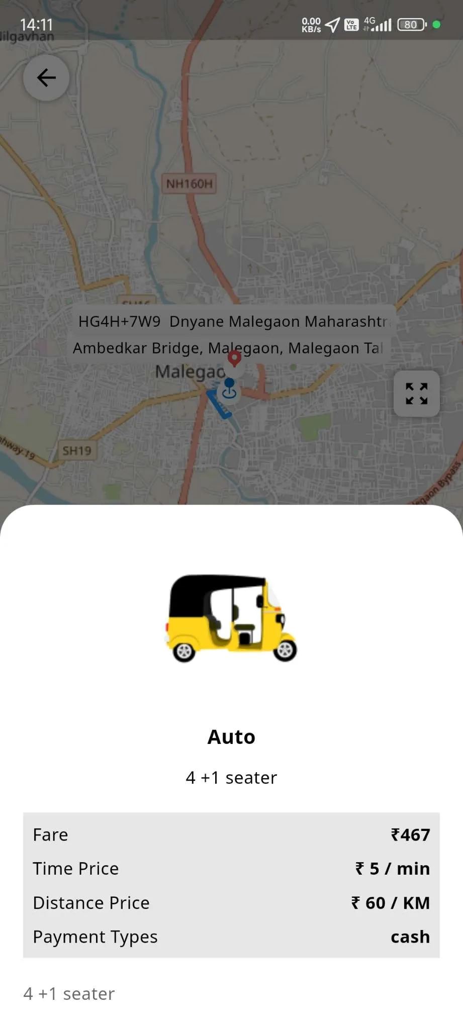 Taxi App — User App — Auto