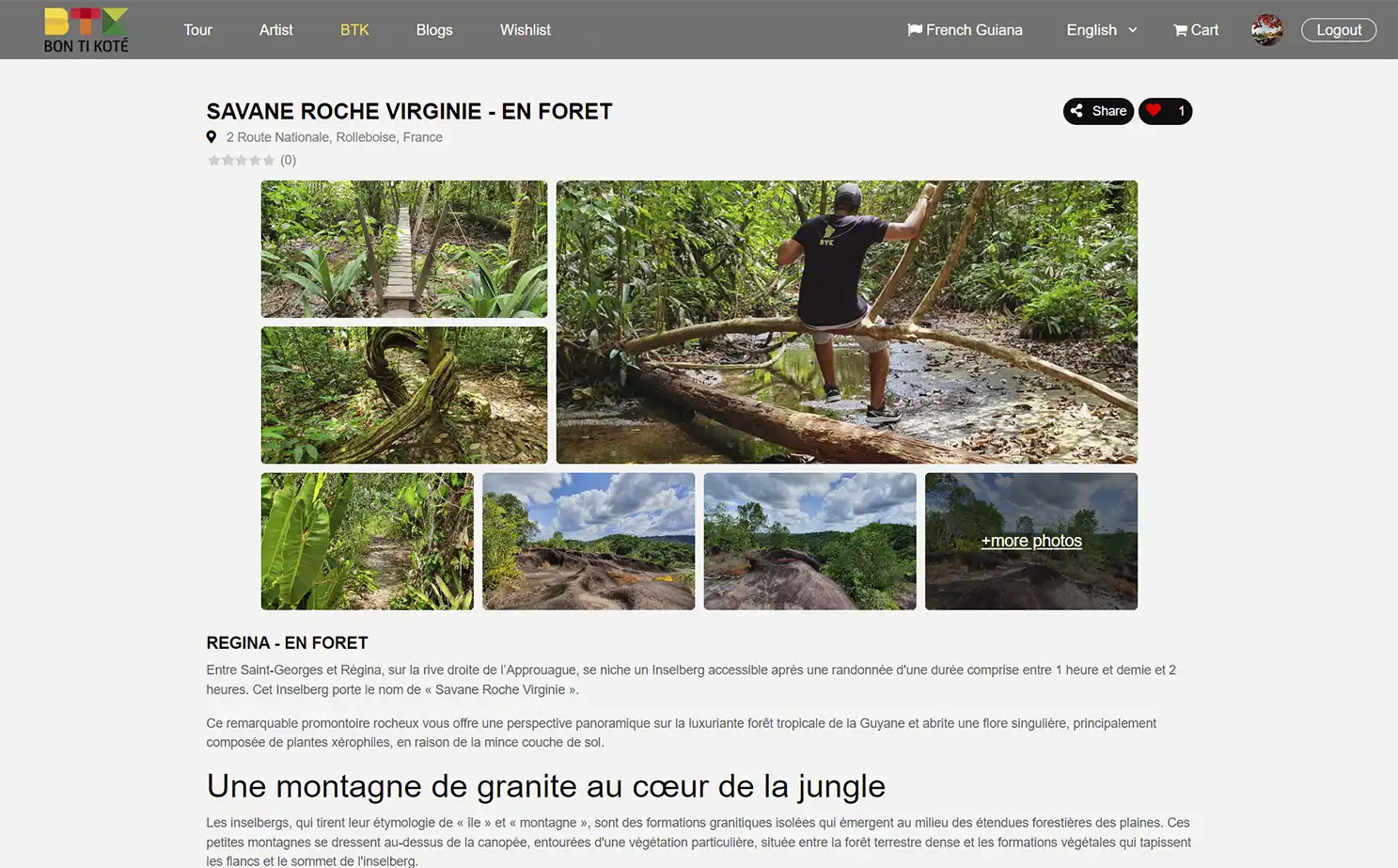 BTK user — Place Details