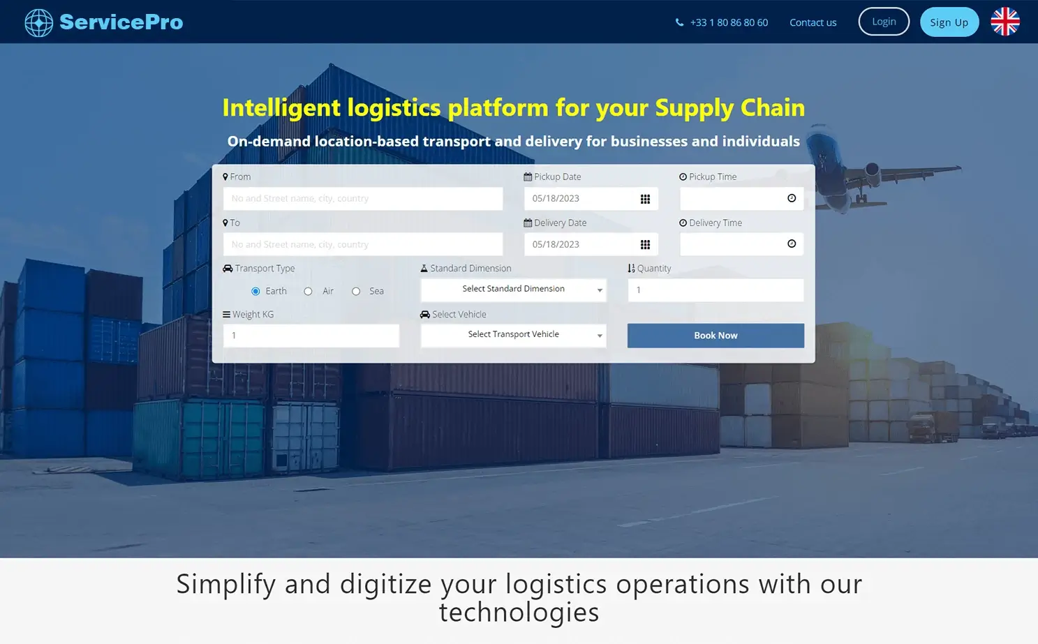Ticket booking admin — Signup