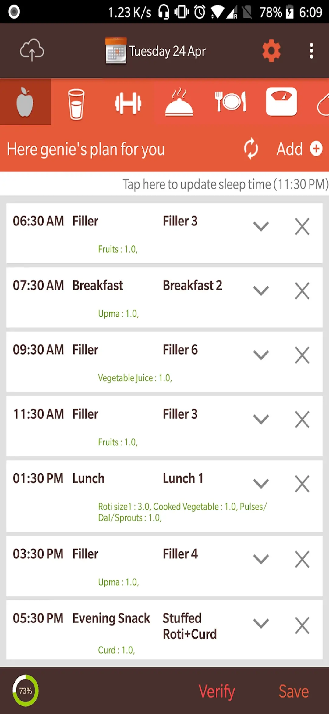 Diet App app — Genie's Plan For You