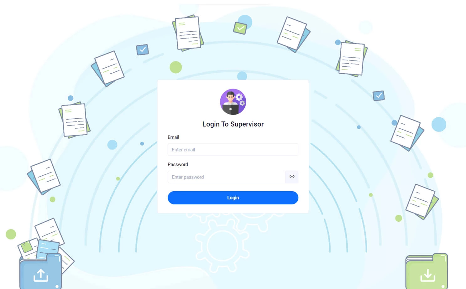 Digital Solution For Civil Documents supervisor — Supervisor Login