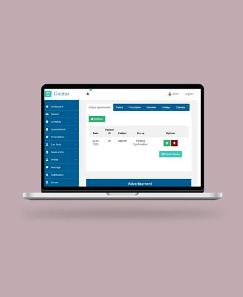 Doctor listing and filters