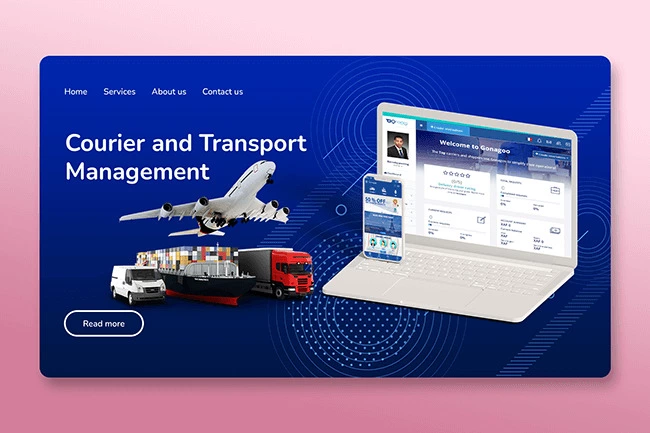 courier & transport  image