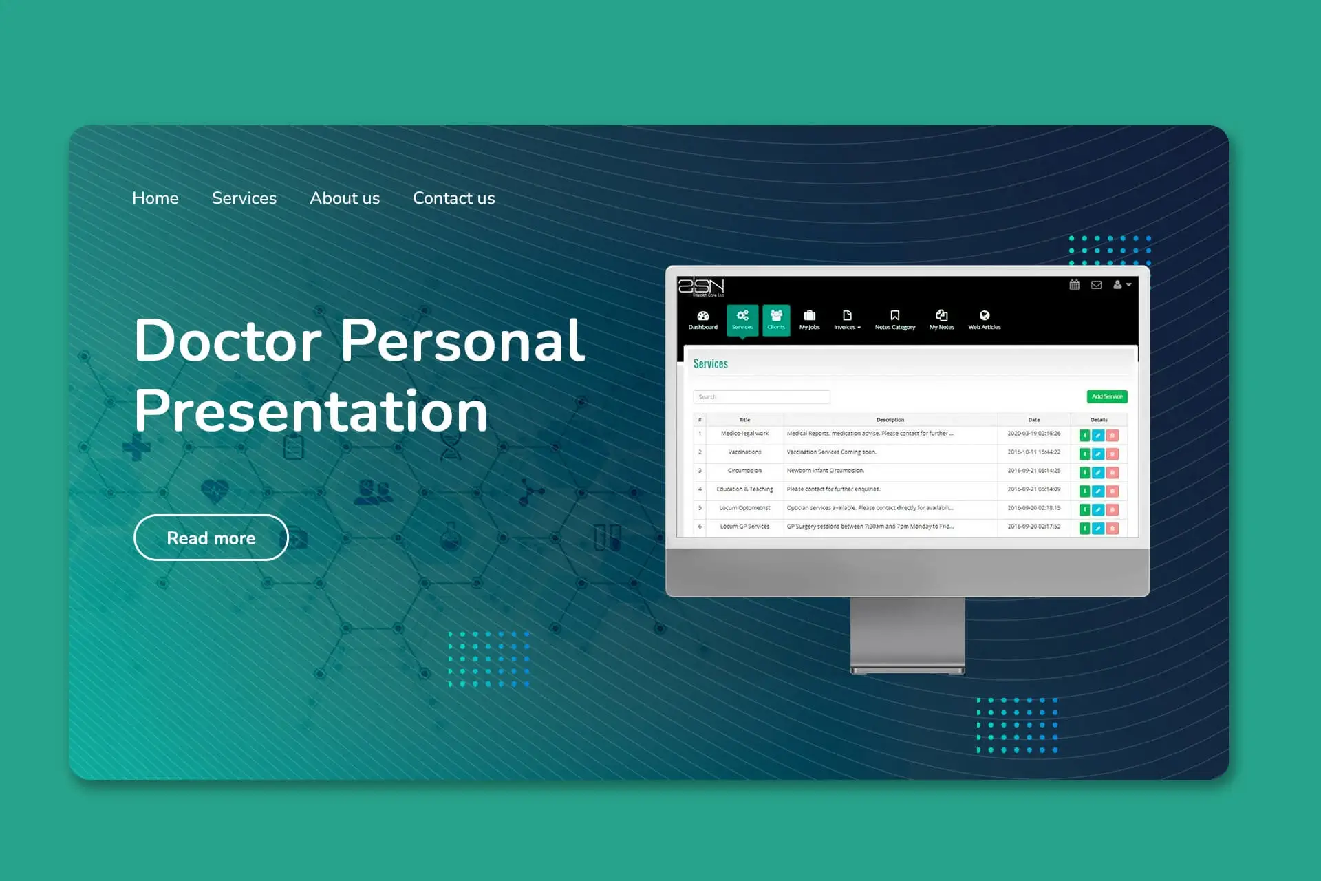 doctor personal presentation image