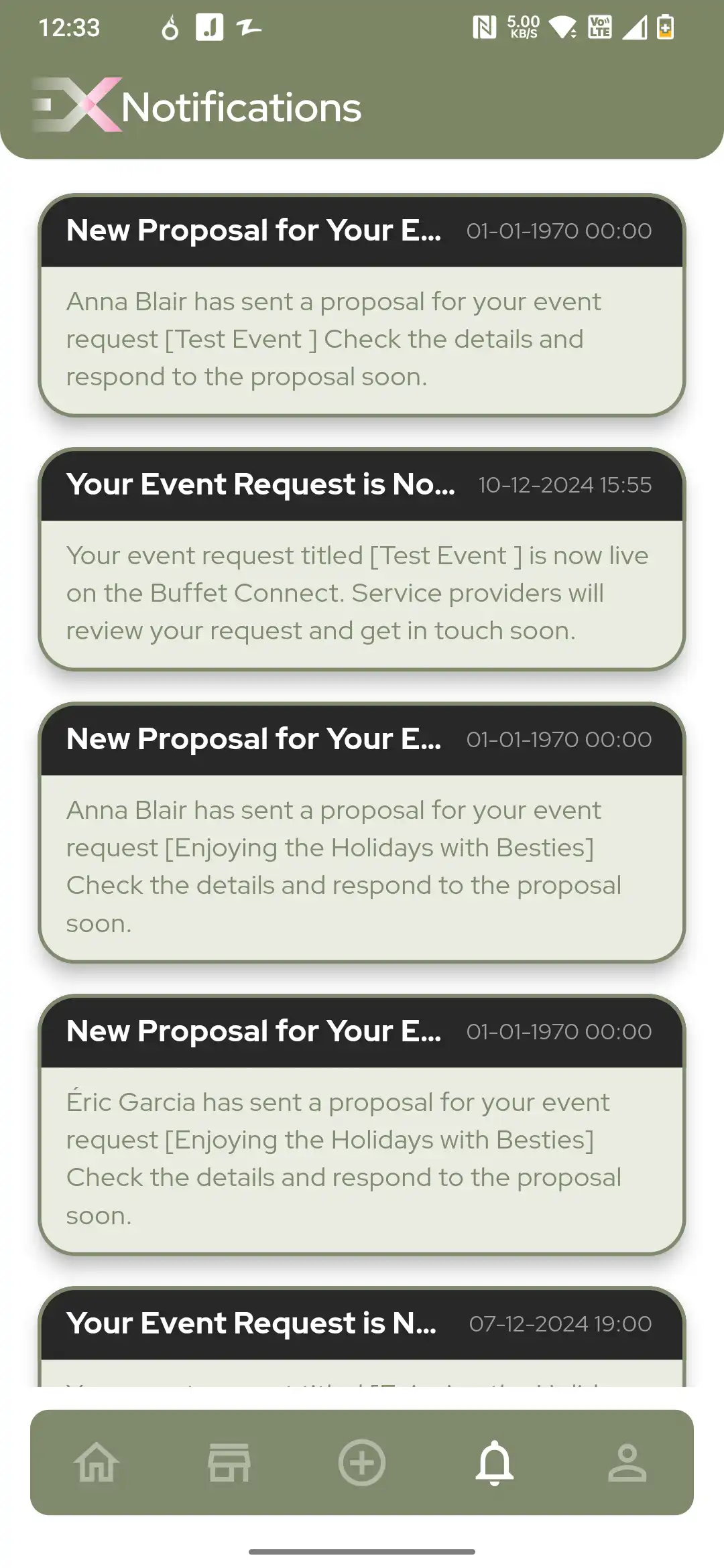 Customers App — Notification