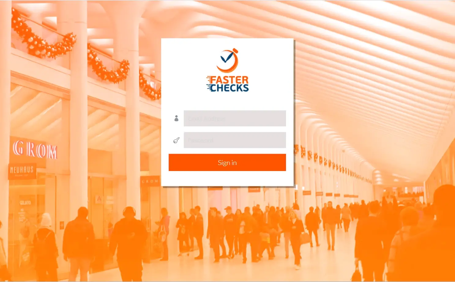 Antigen Test Verification Platform web — Login