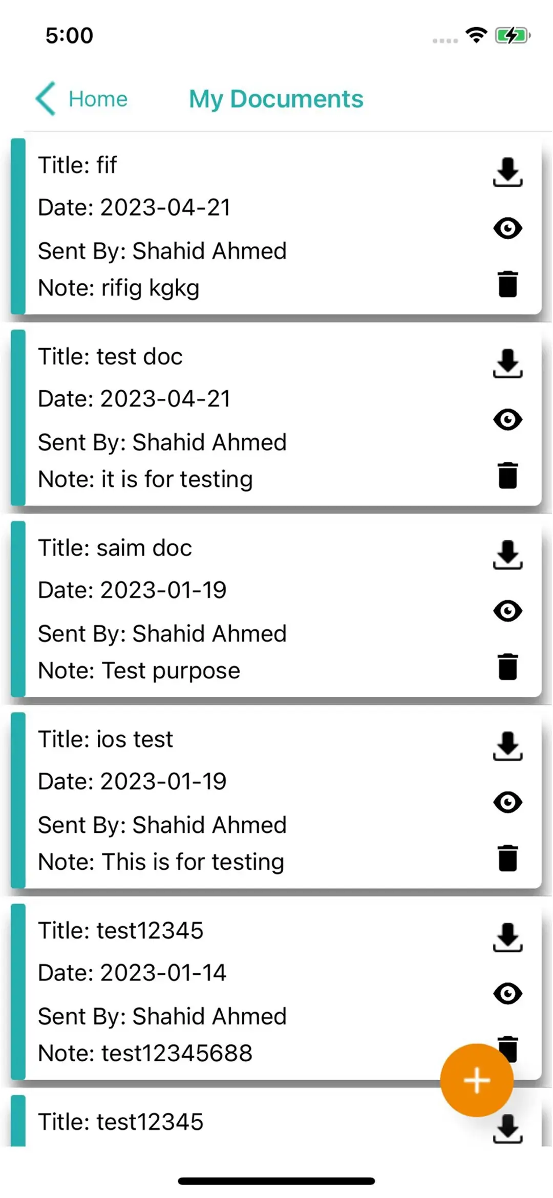 Docfinder user — My Documents