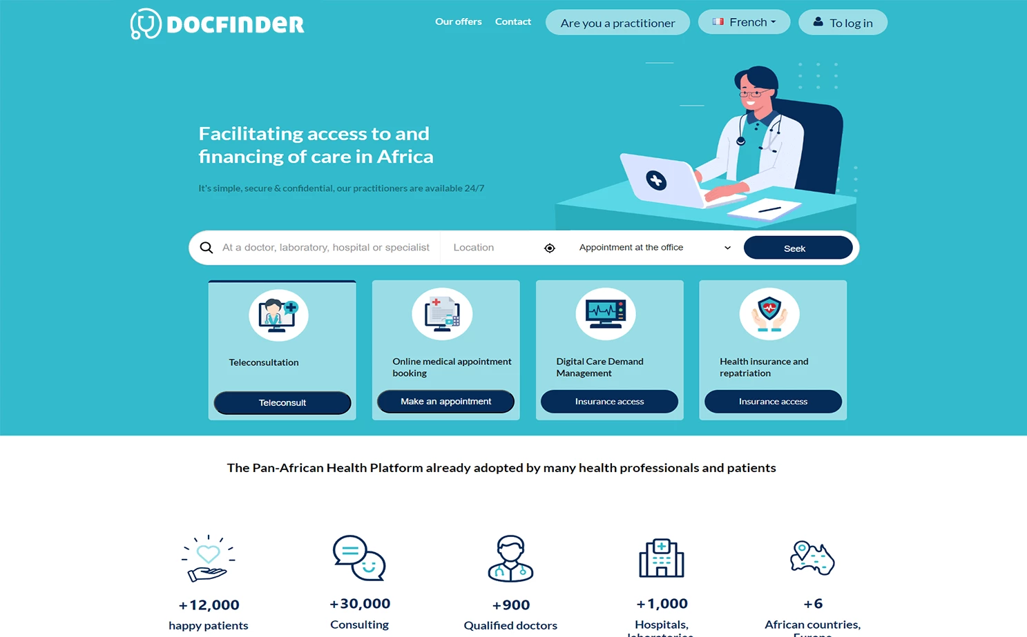 Docfinder admin — Homepage