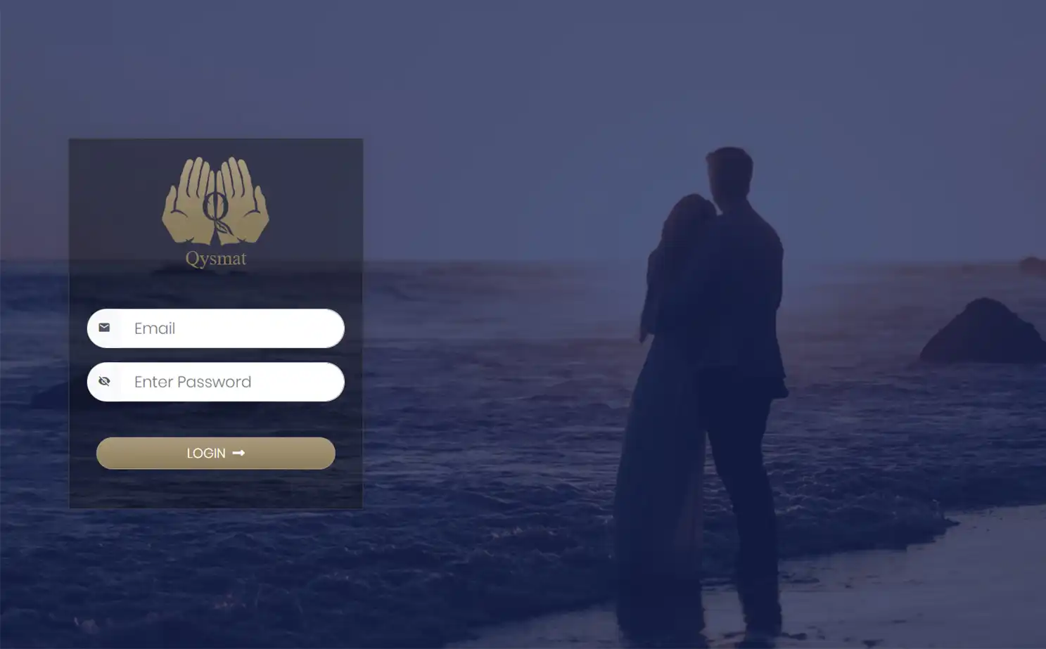 Match Making Application web — Login
