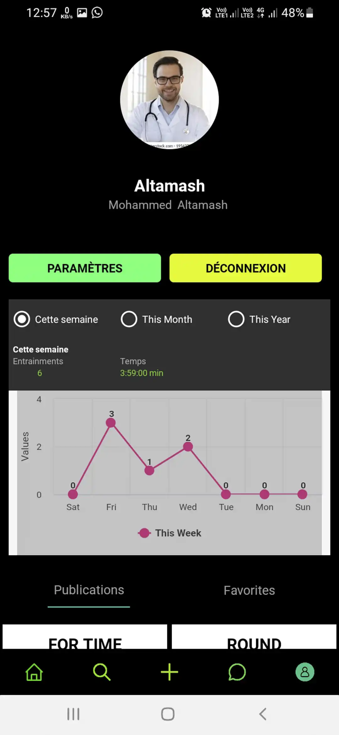 matness user — My Profile