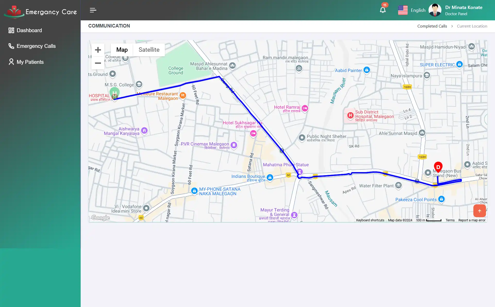Health Care Center — Patient Locations