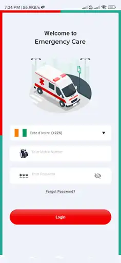 Patient App — Login