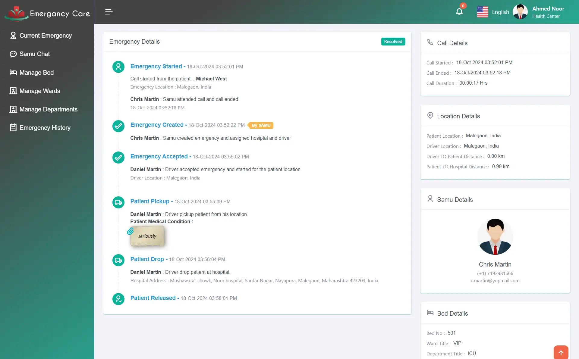 Doctor Web — Emergency Details
