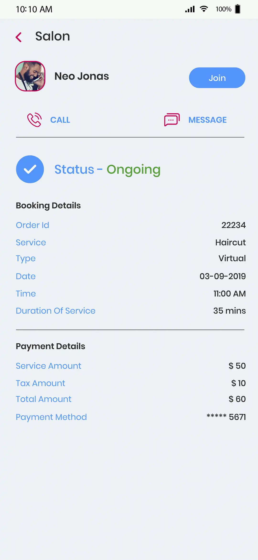Market Place — service provider — Ongoing Service