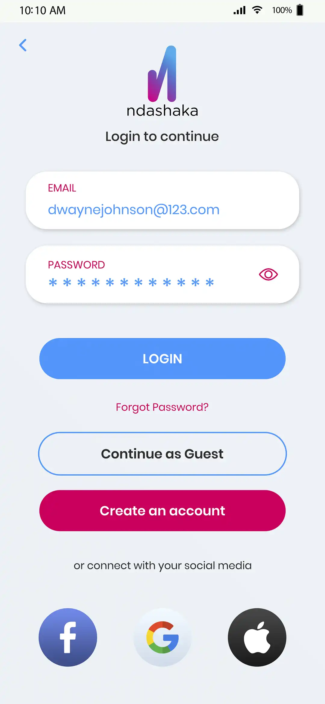 Market Place — user — Login