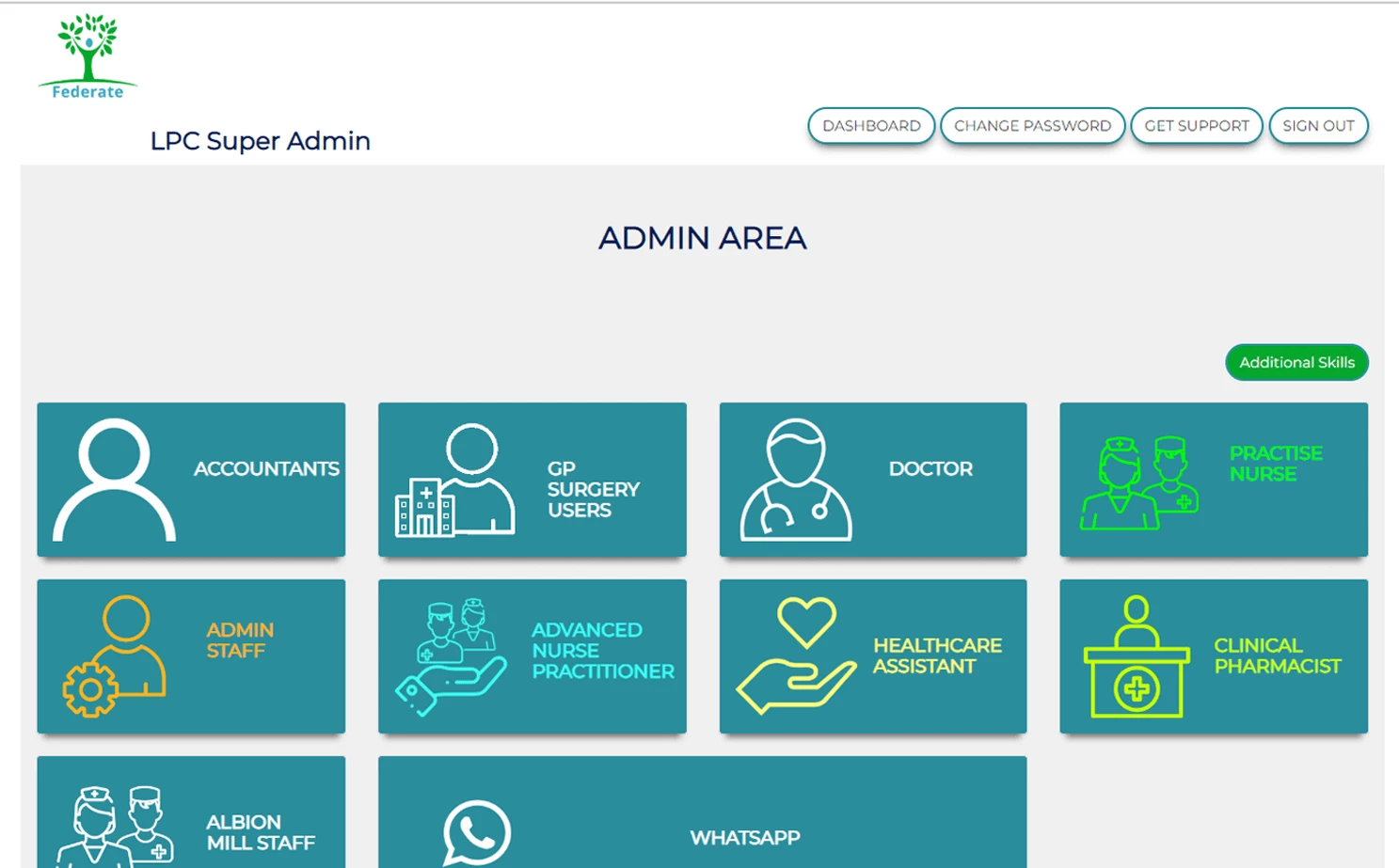 Primary care admin — Admin