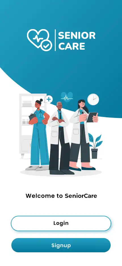 Senior Citizen Monitoring App app — Splash Screen