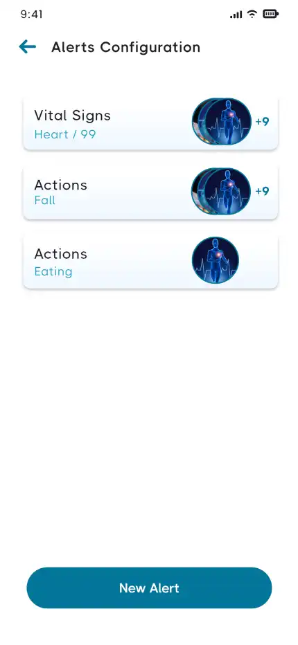 Senior Citizen Monitoring App app — Alerts Configuration