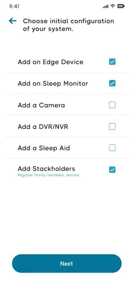 Senior Citizen Monitoring App app — Add Devices