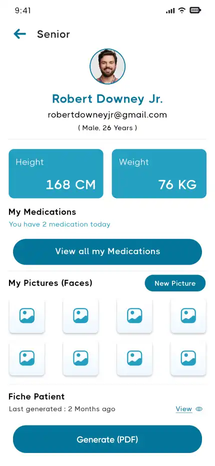 Senior Citizen Monitoring App app — Senior