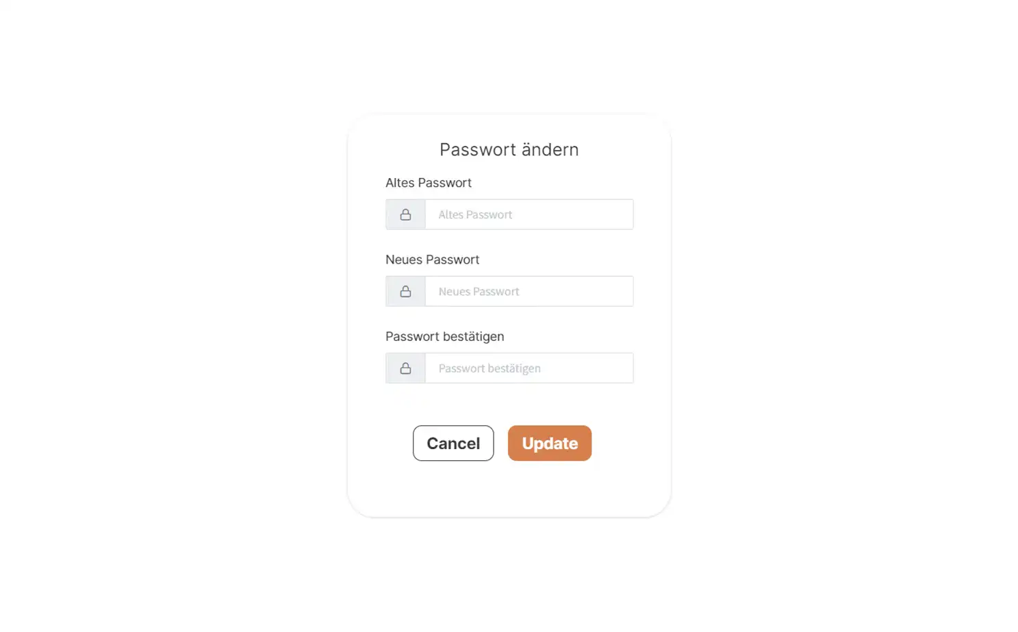 Study Matching Platform app — Change Password