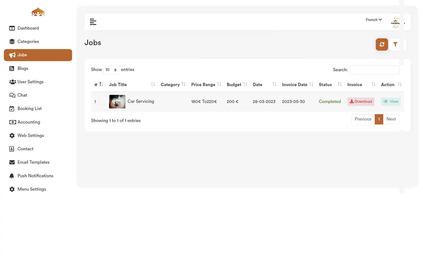 Job Marketplace — admin — Jobs